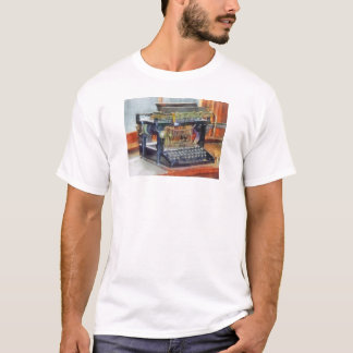 T-shirt Steampunk - machine à écrire vintage