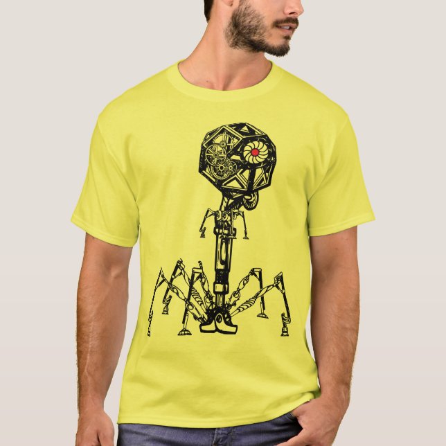 T-shirt Steampunk_Phage dans la couleur vivante (Devant)
