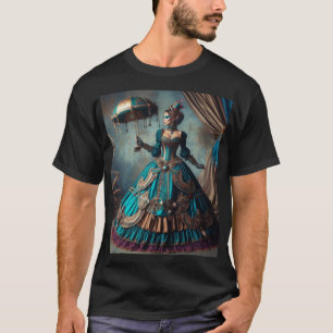 T-shirt Steampunk Vintage Victorian Lady Circus