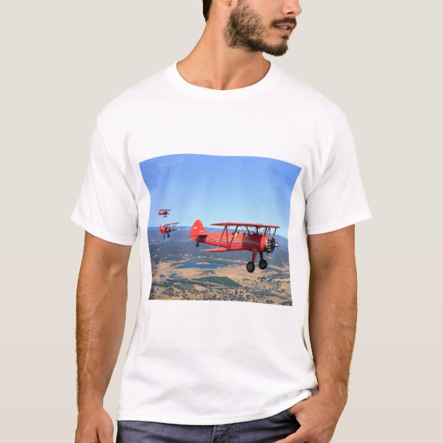 T-shirt Stearman, PT-17, aviation 1943_Classic (Devant)