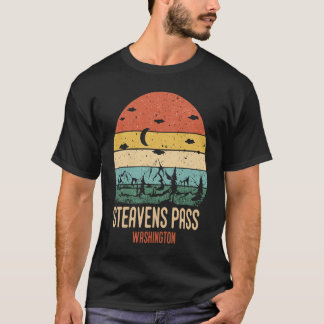 T-shirt Steavens Pass Washington Mountains Randonnée Vinta