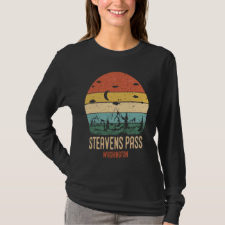 T-shirt Steavens Pass Washington Mountains Randonnée Vinta