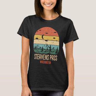 T-shirt Steavens Pass Washington Mountains Randonnée Vinta