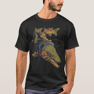T-shirt Steelhead you Fools, sorcier pêcheur de truites