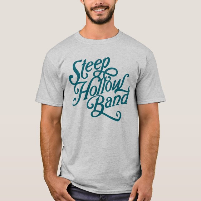 T-shirt Steep Hollow Band - logo bleu mot chemise (Devant)