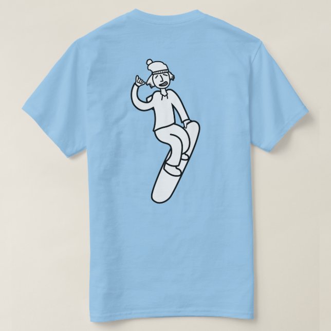 T-shirt Steezy Boarder (Design dos)