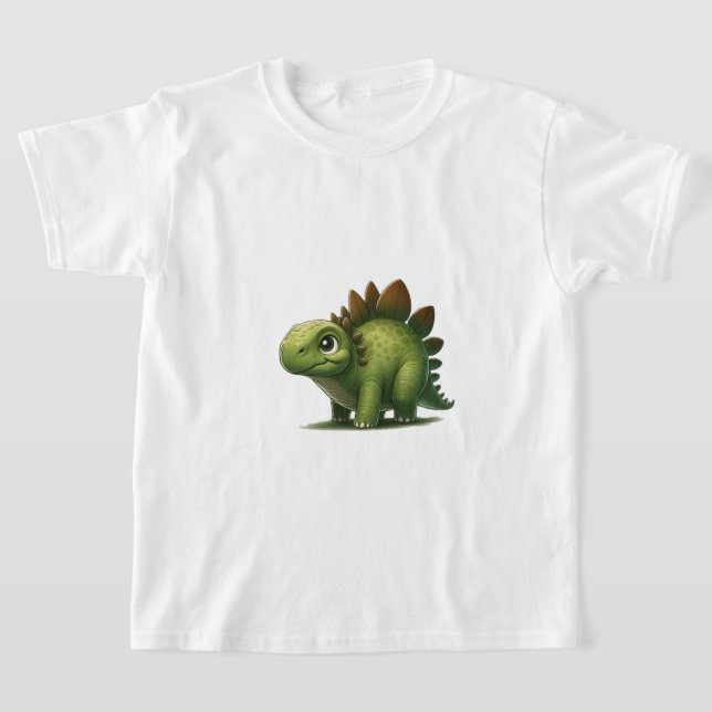 T-shirt Stégosaure adorable – Collection d'amis de Kammli (Poser)
