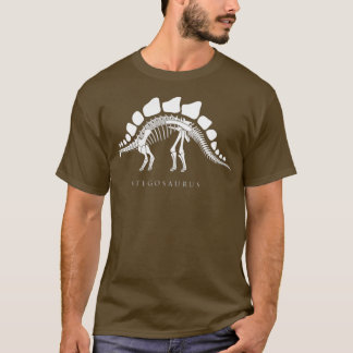 T-shirt Stegosaurus Skeleton famous Dinosaur Bones Fan Kid