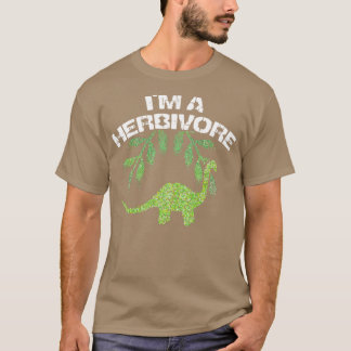 T-shirt Stegosaurus Vegetarian Herbivore végétarien