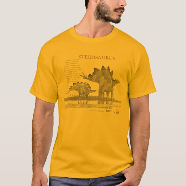 T-shirt Stegosaurus votre chemise intérieure de Gregory (Devant)