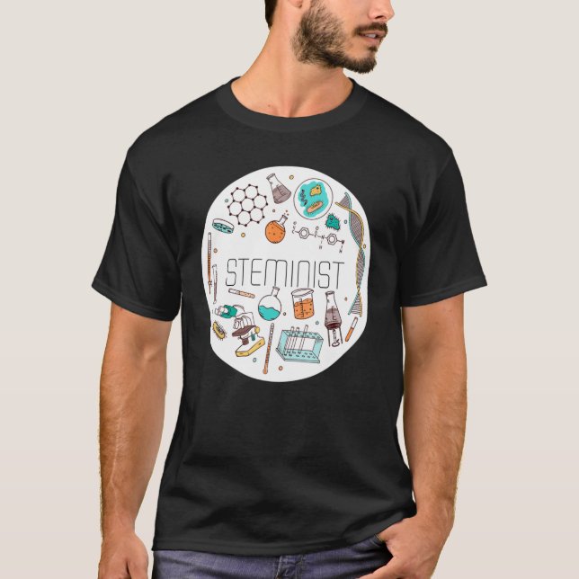 T-shirt Stéiniste Science Technologie Génie Math Stem (Devant)