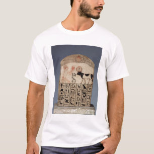 T-shirt Stela au taureau d'api (chaux peinte)