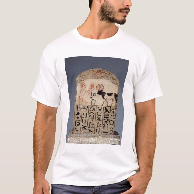 T-shirt Stela au taureau d'api (chaux peinte) (Devant)