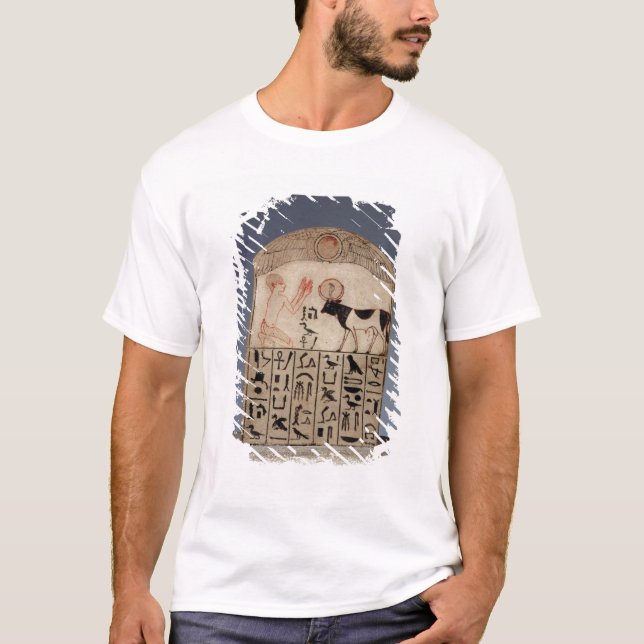 T-shirt Stela au taureau d'Apis (calcaire peint) (Devant)