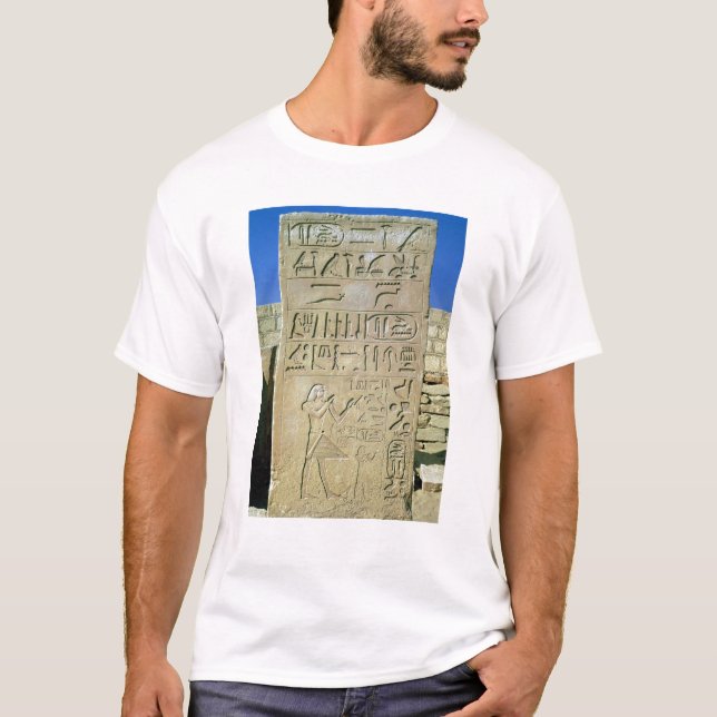 T-shirt Stele de vieux royaume d'Unas (Devant)
