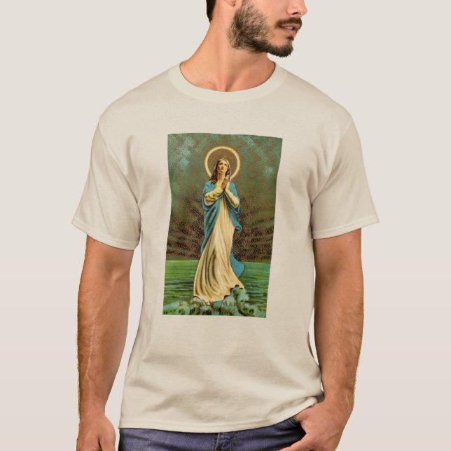 T-shirt Stella Maris Notre Dame Star de la mer (Devant)