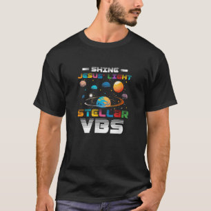 T-shirt Stellar Bible School VBS Shine Jesus Light Christi