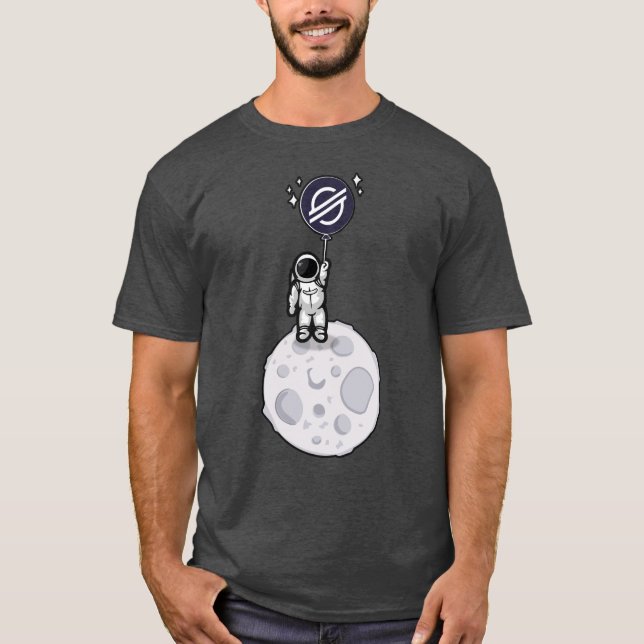 T-shirt STELLAR LUMENS Crypto XLM Token Decentralized Bloc (Devant)