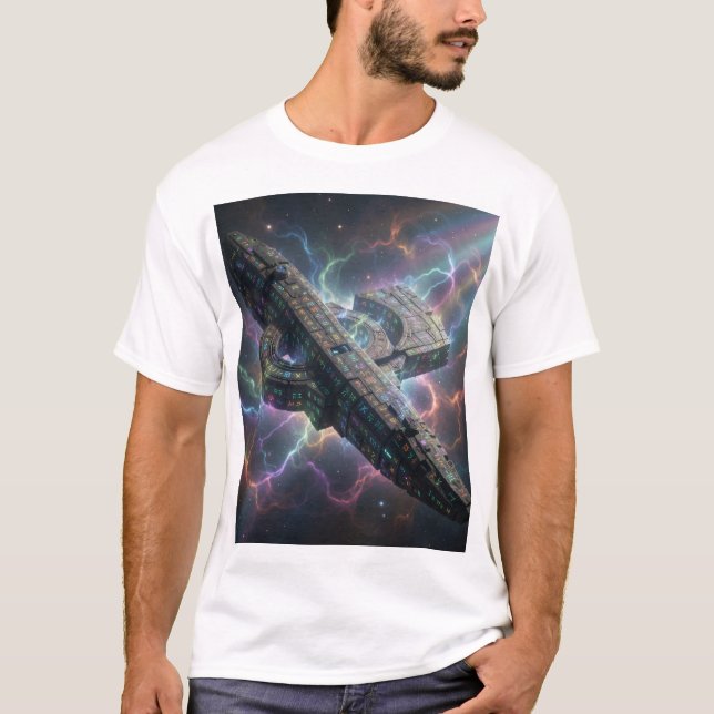 T-shirt Stellar Path – Journey Through the Universe´6 (Devant)