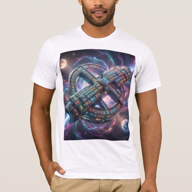 T-shirt Stellar Path – Journey Through the Universe´8 (Devant)