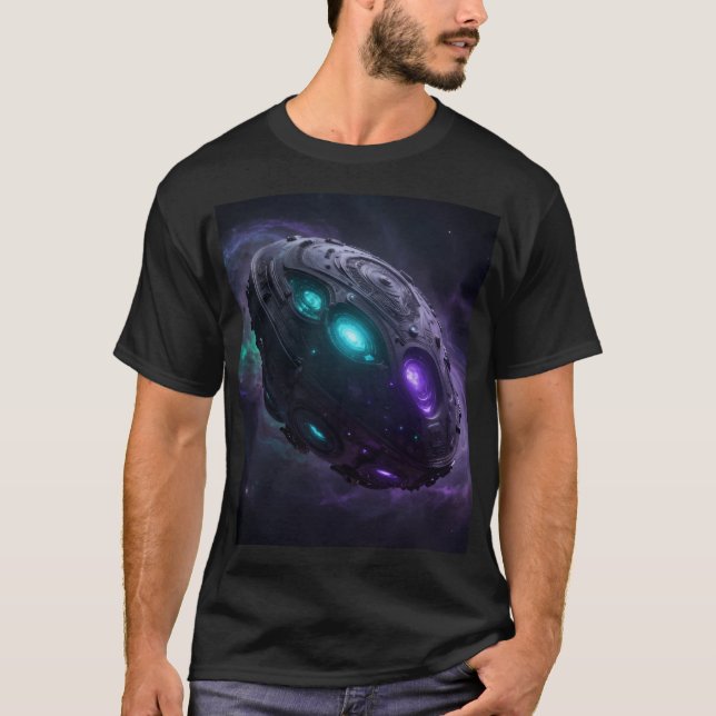 T-shirt Stellar Path – Voyage à travers l'Univers (Devant)