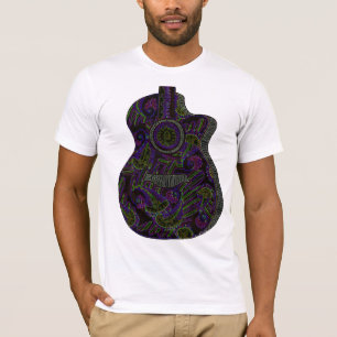 T-shirt StellaRoot 1 guitare vintage faite sur commande
