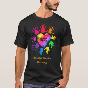 T-shirt Stem Cell Donation Awareness Hands Stem Cell Donat