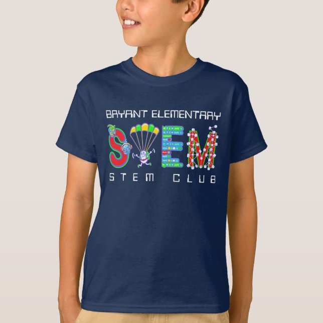 T-shirt STEM Club (Devant)