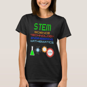 T-shirt Stem Science Technologie Génie Mathématiques St