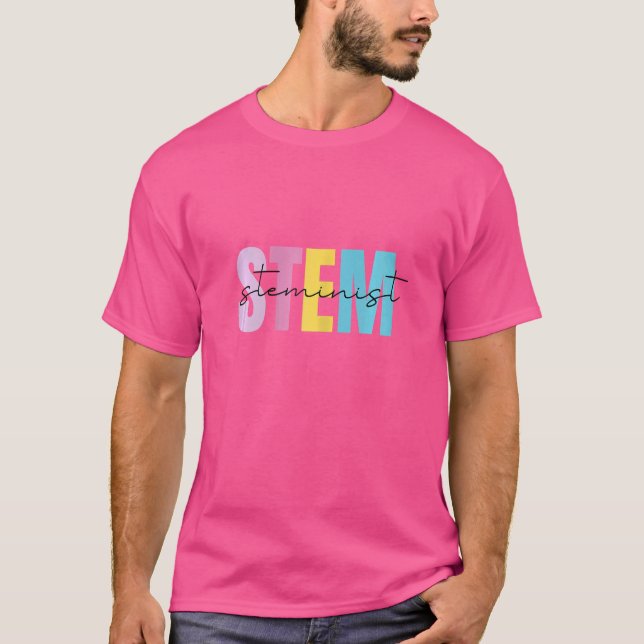 T-shirt Stem Squad Science Technologie Génie Math S (Devant)