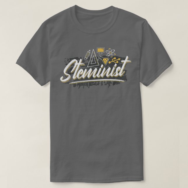 T-shirt Stéménite Science Technologie Génie Math STEM (Design devant)