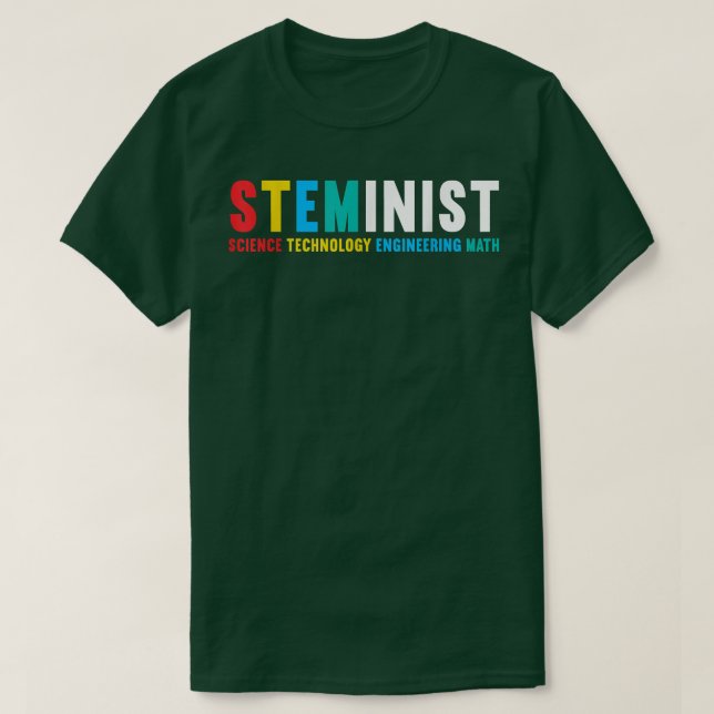 T-shirt Stéménite STEM Science Technologie Génie Mathémati (Design devant)