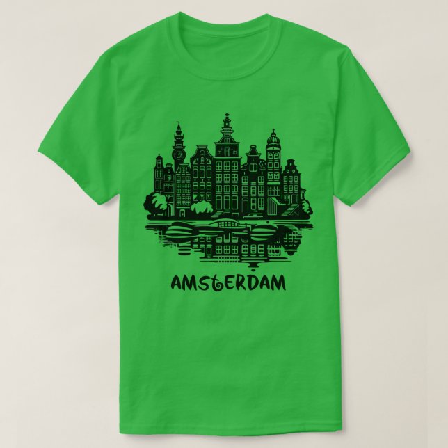 T-shirt Stencil City Art Amsterdam (Design devant)