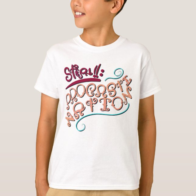 T-shirt Step 1: Procastination (Devant)