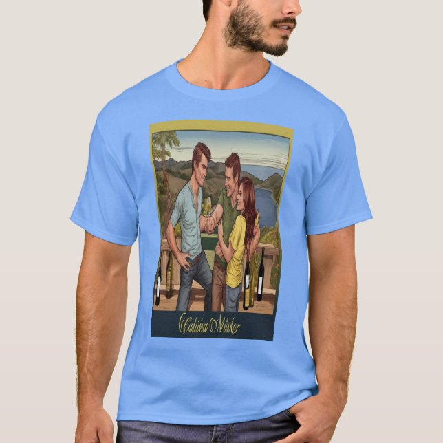 T-shirt Step Catalina Wine Mixer (Devant)