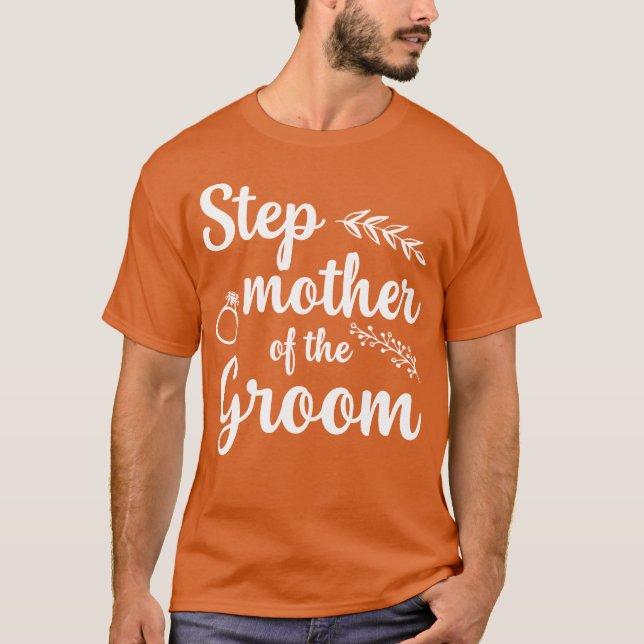 T-shirt Step Mother Ofgroom Bachelor Party Drôle cadeau (Devant)