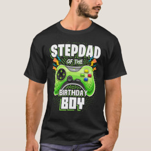 T-shirt Stepdad De L'Anniversaire Garçon Correspondant Vid