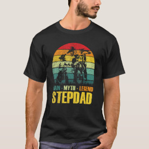 T-shirt Stepdad L'Homme Le Mythe La Légende Drôle Pères