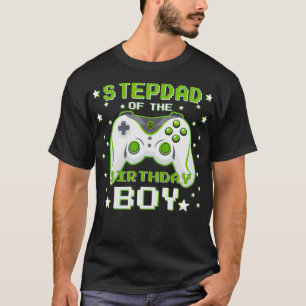T-shirt Stepdad of the Birthday Boy Jeu vidéo cadeau d'ann