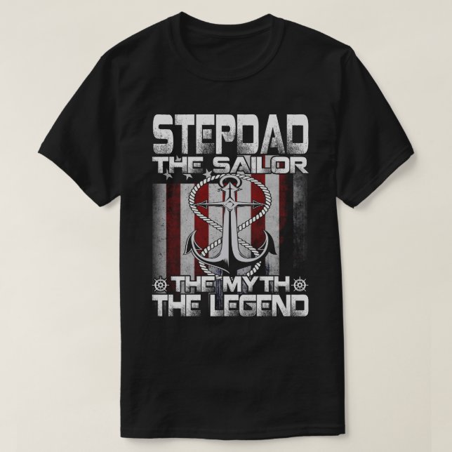 T-shirt STEPDADT Le marin Le mythe La légende (Design devant)