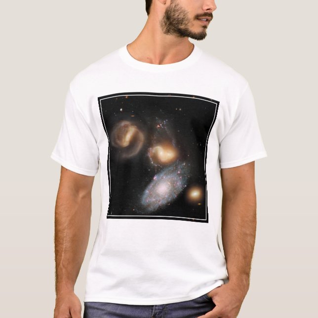 T-shirt Stephan's Quintet Galaxies (Devant)