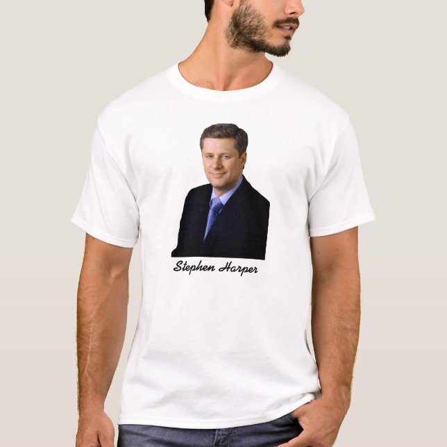 T-shirt Stephen Harper (Devant)