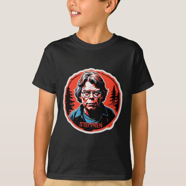 T-shirt Stephen King Sticker (Devant)