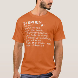 T-shirt Stephen Nom Définition Stephen Signification Steph
