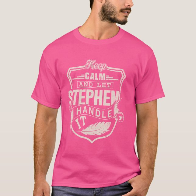 T-shirt Stephen Prénom Chemise Stephen Nom Anniversaire (Devant)