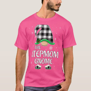 T-shirt Stepmaman Gnome Buffalo Plaid Christmas Matching F