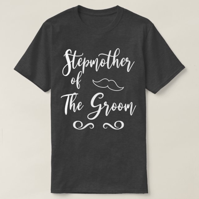 T-shirt Stepmère de Groom & Bride Mariage Matching (Design devant)