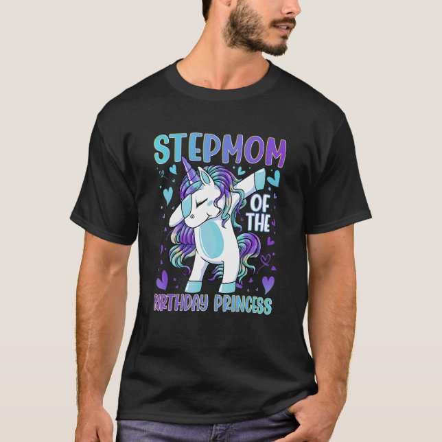 T-shirt Stepmere de la fête d'anniversaire Princesse Dabbi (Devant)