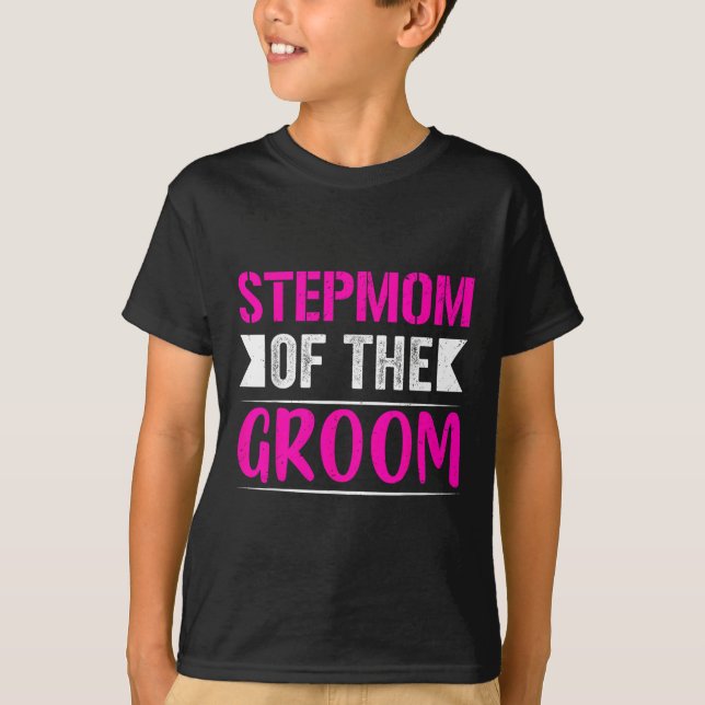 T-shirt Stepmere De La Pièce Cadeaux Maman Mariée Mariage  (Devant)