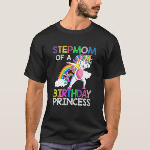 T-shirt Stepmere De L'Anniversaire Princesse Unicorn Arc E